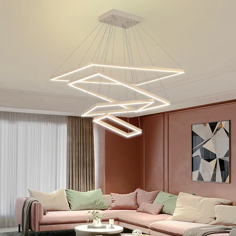 Square Modern Chandelier