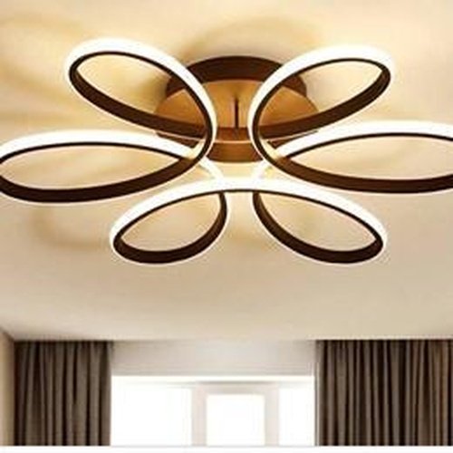 Modern LED Ceiling Lights in Black