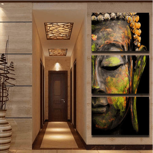 classic buddha canvas print