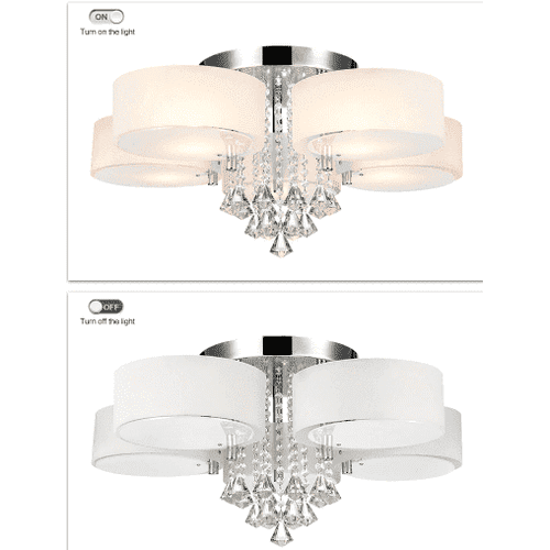 Crystal Ceiling Light