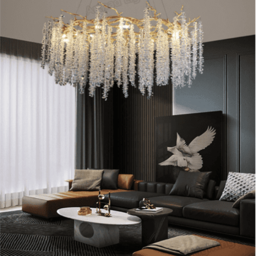 crystal ceiling chandelier