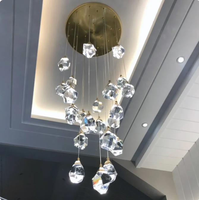 Diamond Crystal Ceiling Chandelier