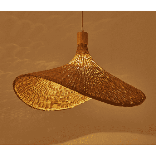 Bamboo Wicker Lamp