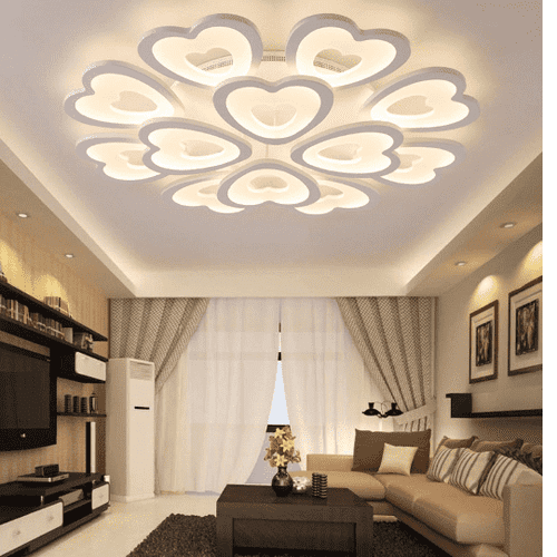 Heart Shaped Ceiling Light