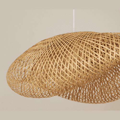 Modern Bamboo Pendant Light