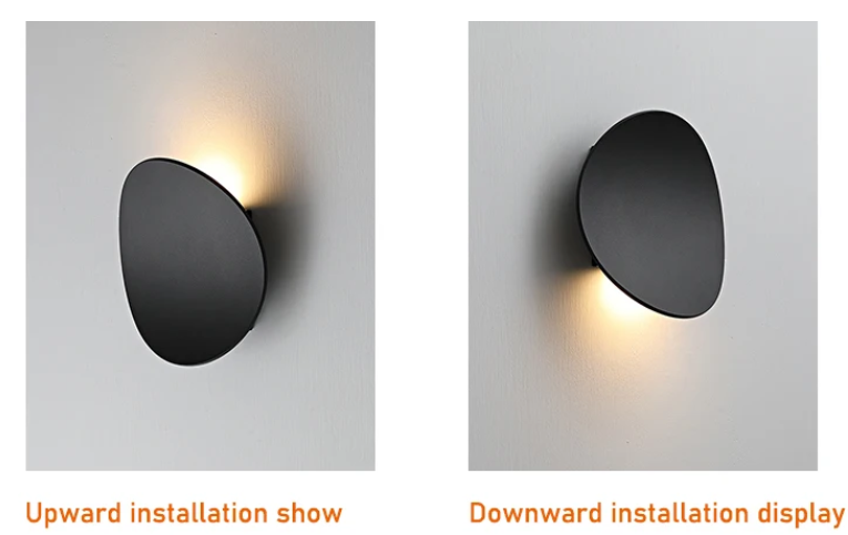 Modern Wall Lamp In Black Or White