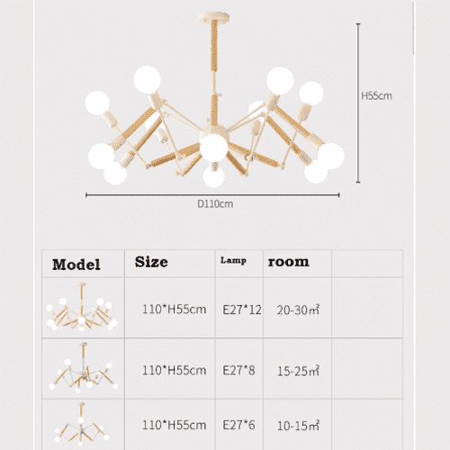 Modern Nordic Chandelier