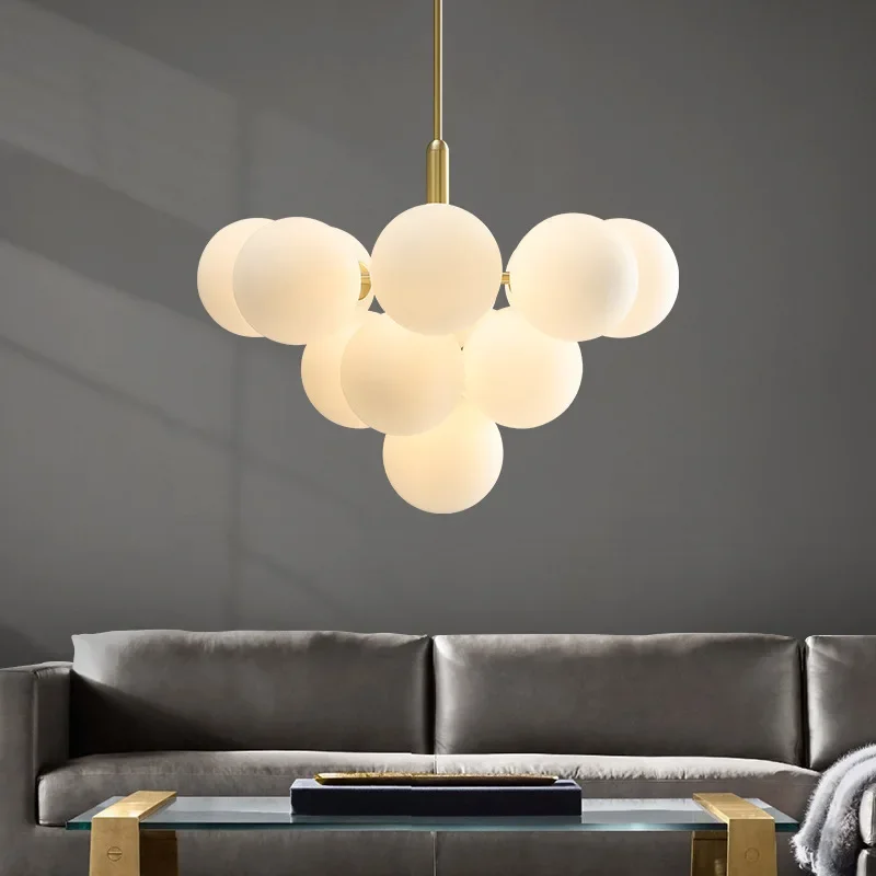 Nordic Luxury Glass Balls Ceiling Light