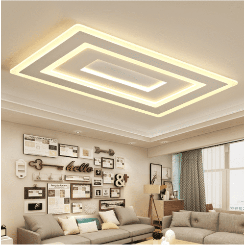 Modern contemporary Square Ceiling Light