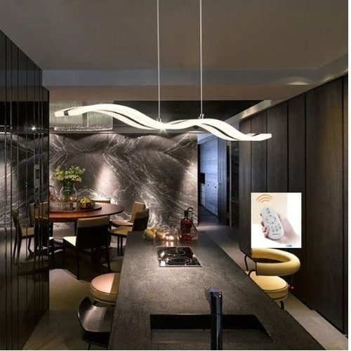 Modern Wave Ceiling Chandelier