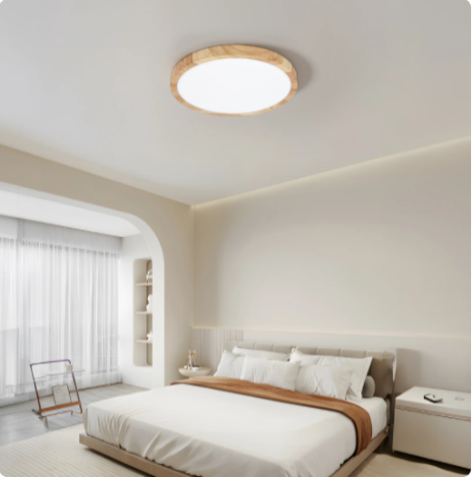 Wood Grain LED Ceiling Light