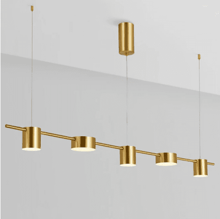 Modern Brass Chandelier