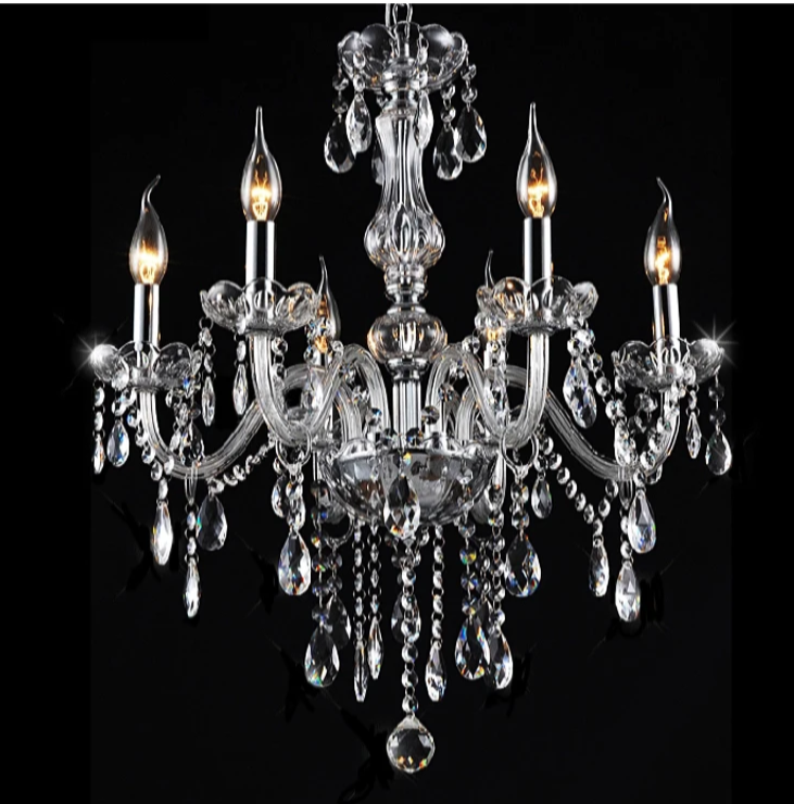 crystal chandelier 6 light