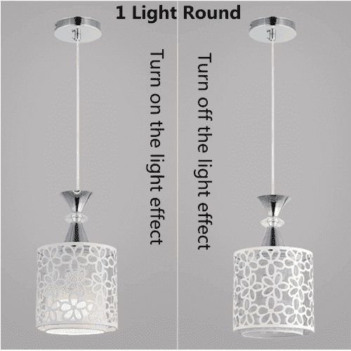 Pendant Light With Crystal