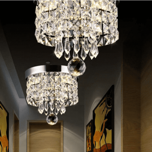 Round Crystal Chandelier