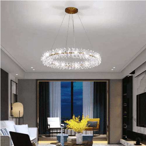 crystal pendant chandelier