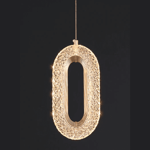 crystal pendant light