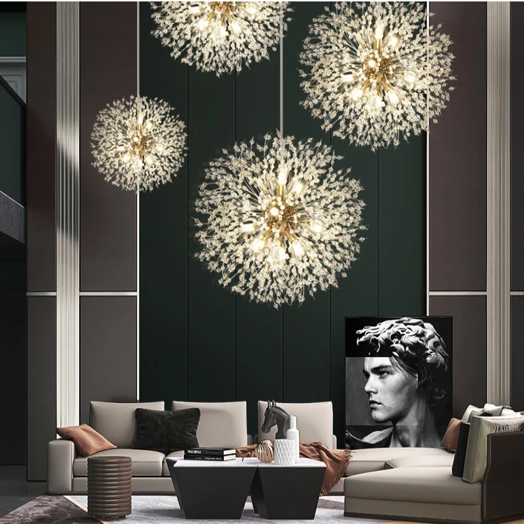 crystal chandelier dandelion