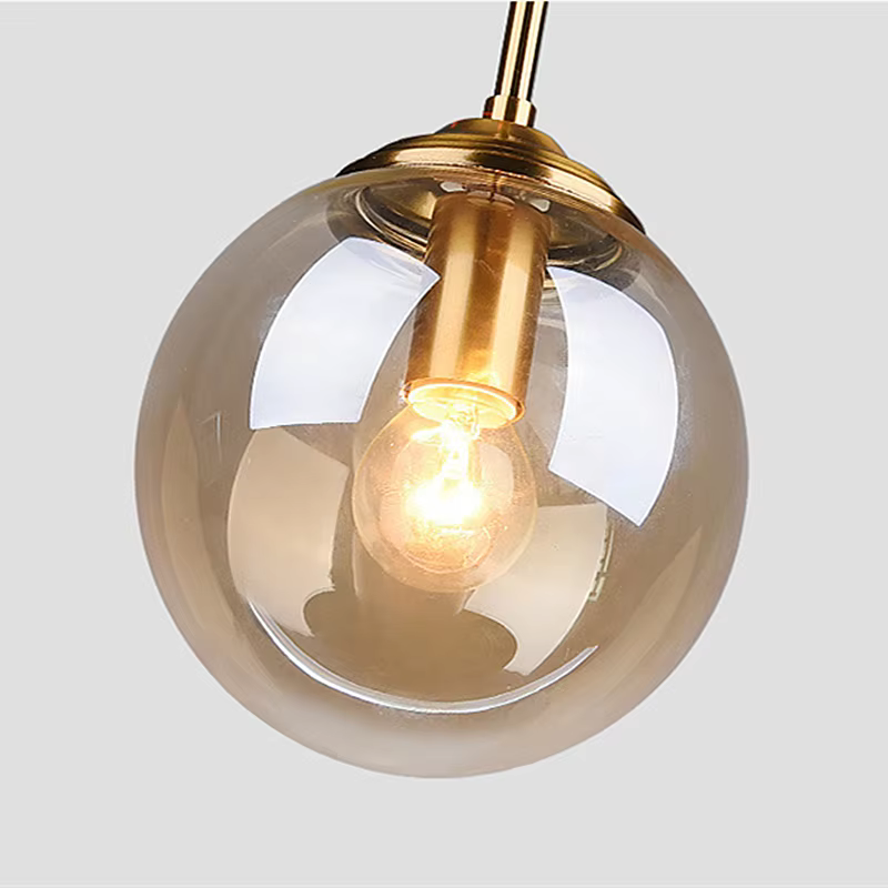 Glass Ball Pendant Light