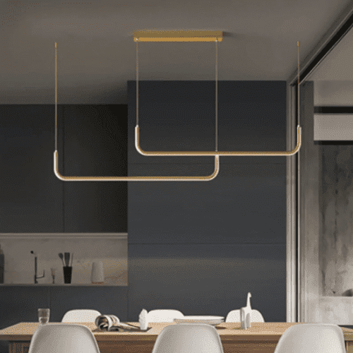 gold chandelier modern