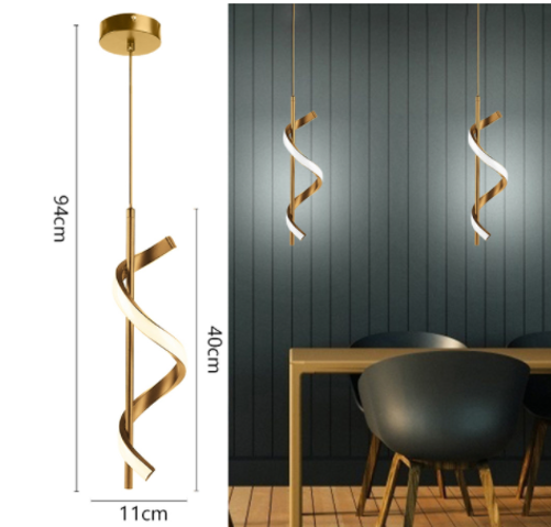 gold pendant light