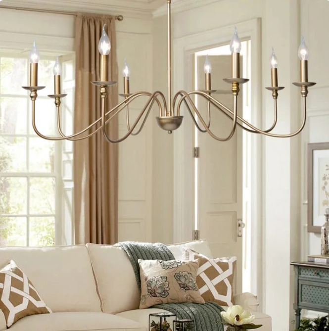 iron chandelier