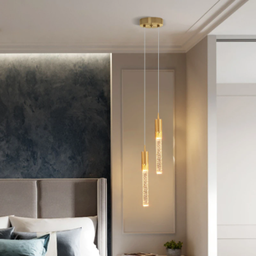 modern crystal pendant light