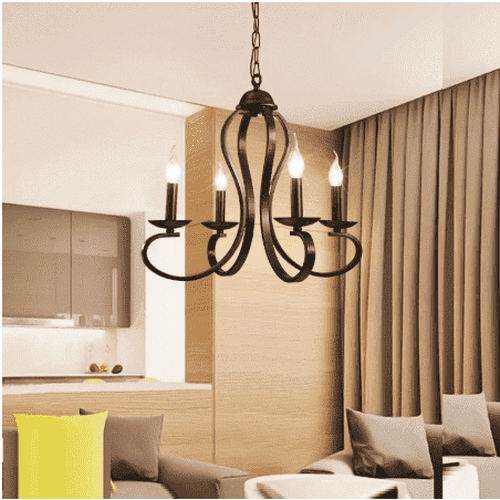 modern chandelier black