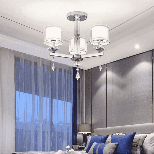 Modern Chrome Chandelier