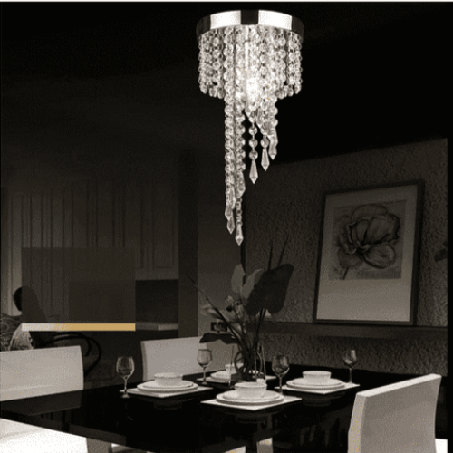 Modern Crystal Ceiling Light