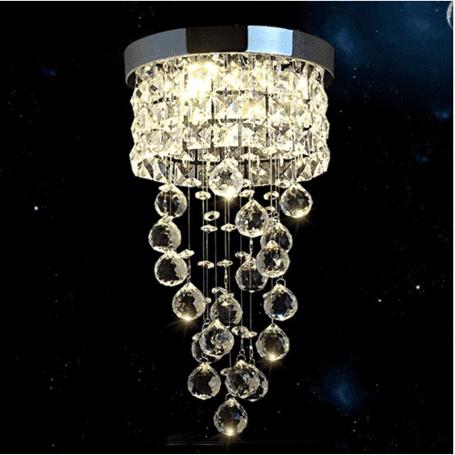 Modern Crystal Ceiling Light