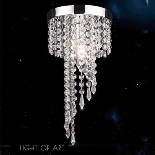 Modern Crystal Ceiling Light