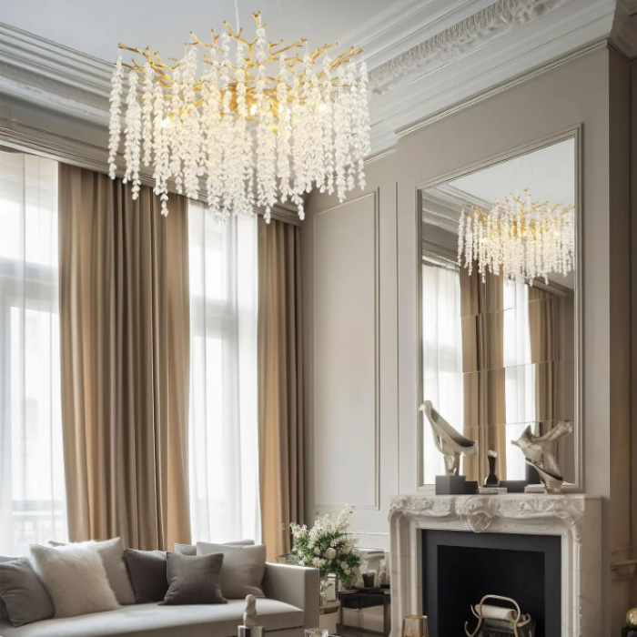 nordic modern crystal chandelier