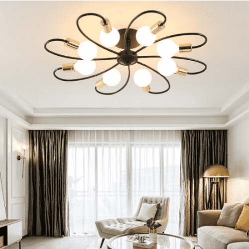 Modern Retro Style Ceiling Light