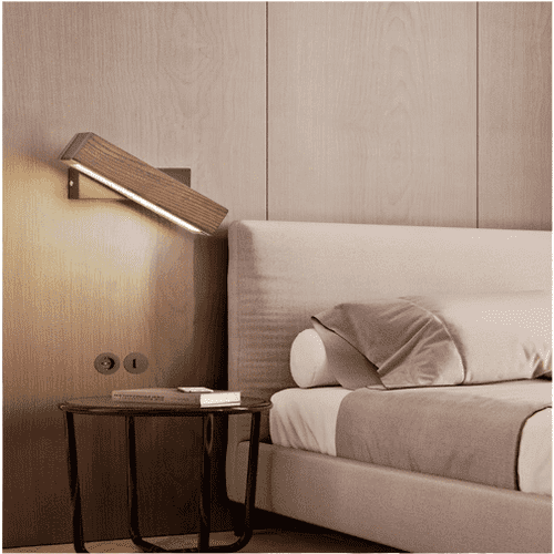 Wooden Wall Light