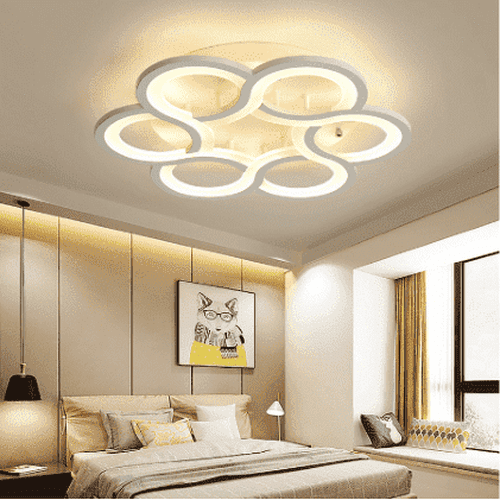 modern chandelier bedroom