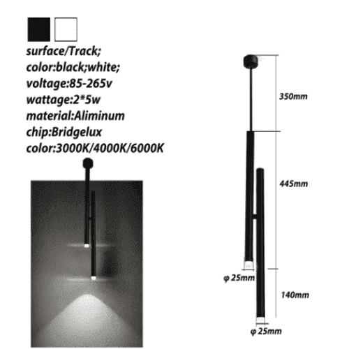 Modern Double Spot Light