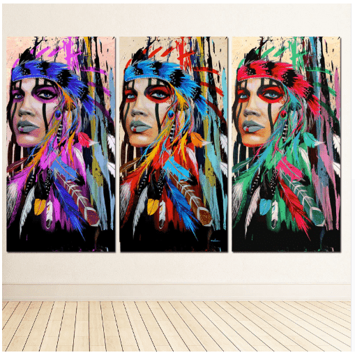 Native American Canvas Print Wall Art