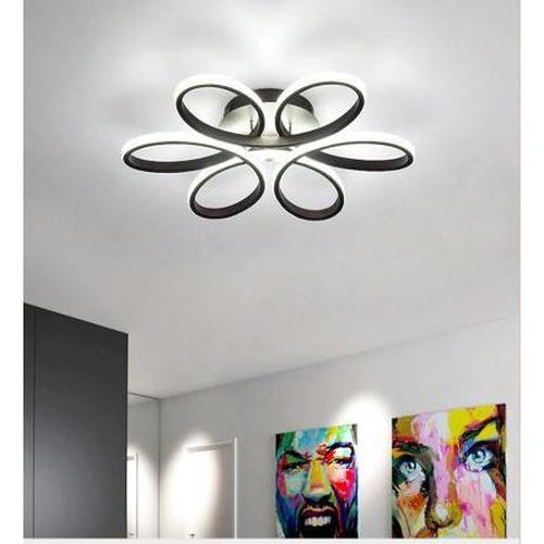 Modern Ceiling Light in White or Black