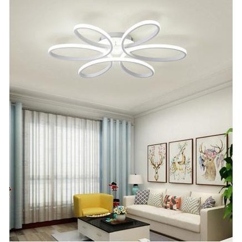 Modern Ceiling Light in White or Black