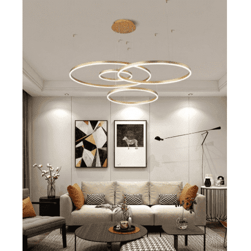 Post Modern Circle Chandelier