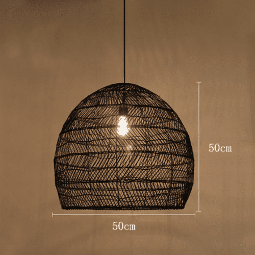 rattan lamp black