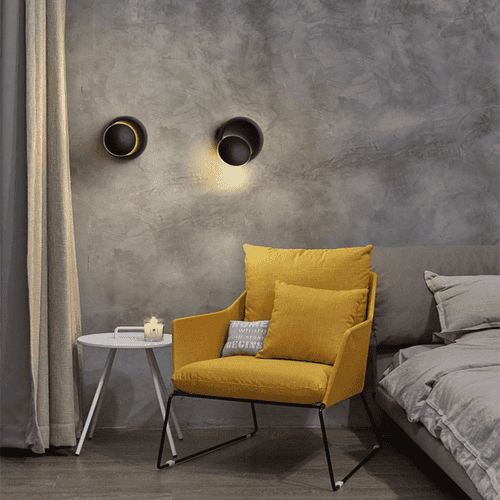 Rotating Round Wall Light