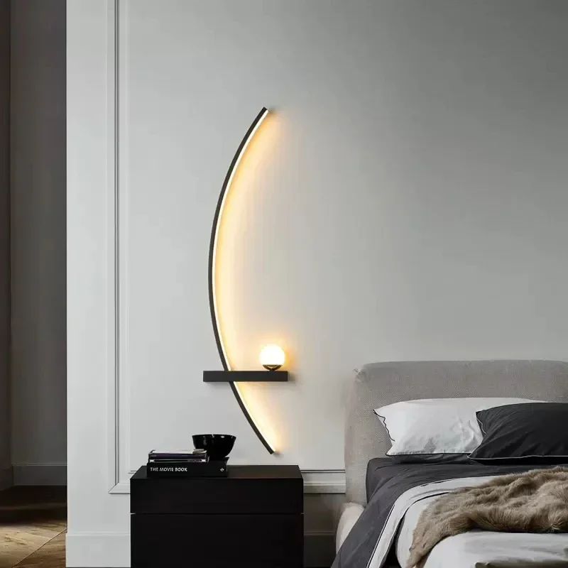 scandinavian design bedroom bedside wall light