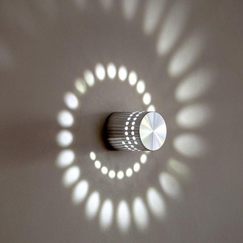 Spiral Effect Wall Lamp