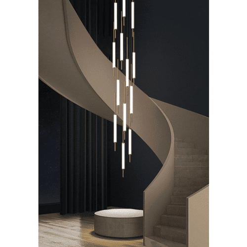 staircase chandelier