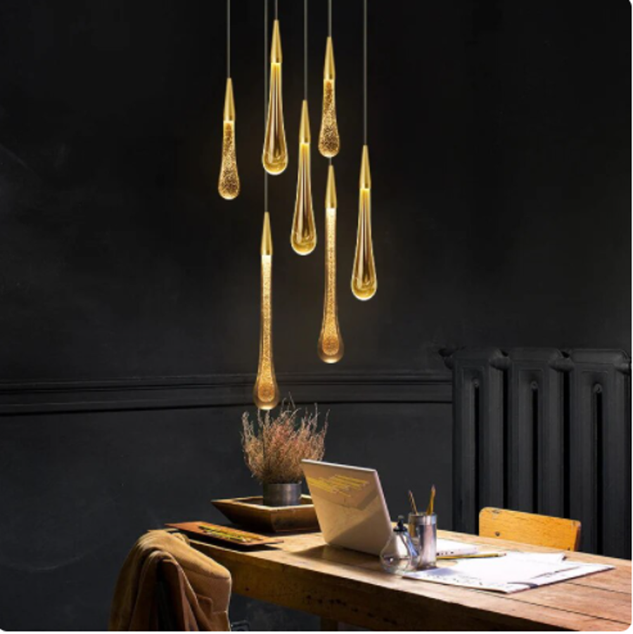 tear drop pendant light