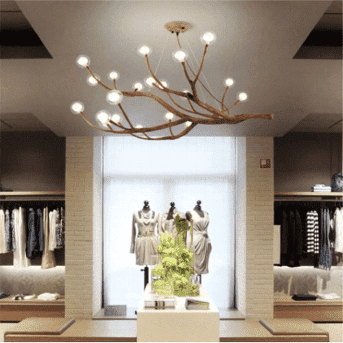 tree branch chandelier