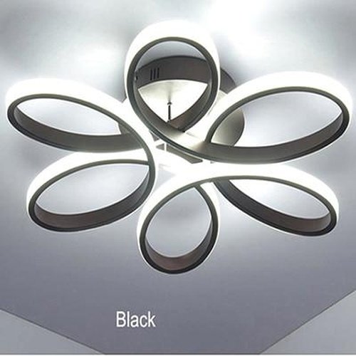 Modern Ceiling Light in White or Black