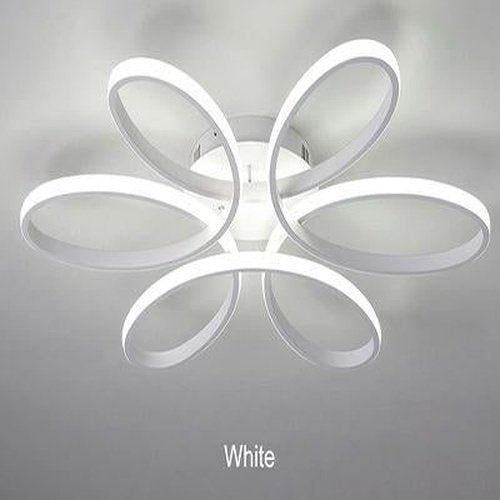 Modern Ceiling Light in White or Black